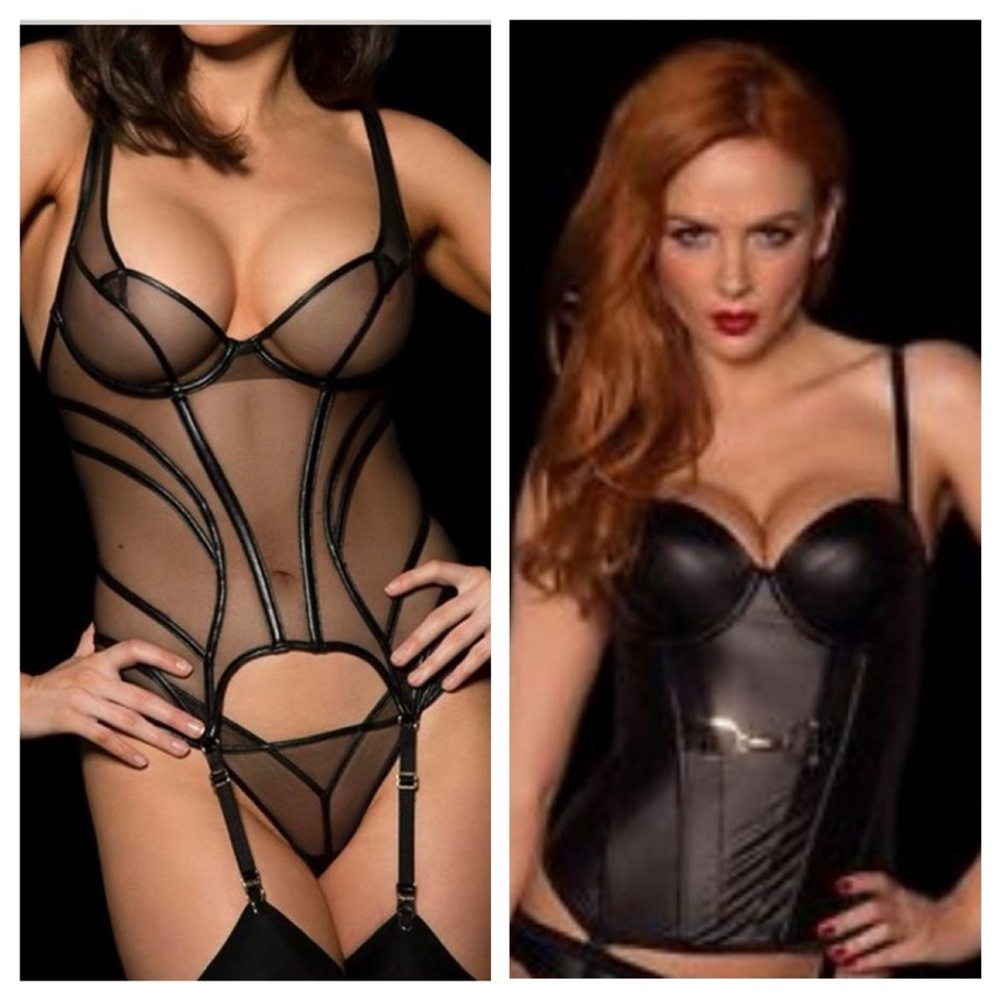 2 Rare Honey Bridette Bustiers, 34B